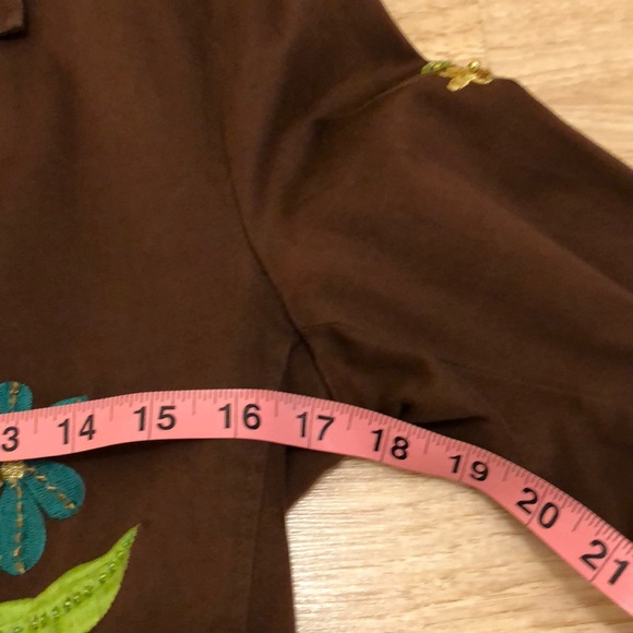 1970s inspired embroidered coat medium - Picture 7 of 8